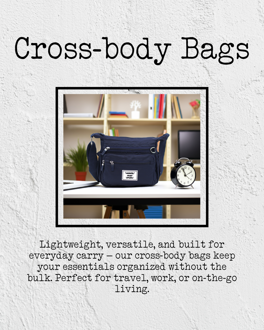 Cross-body Bags – Generik Brand Apparel