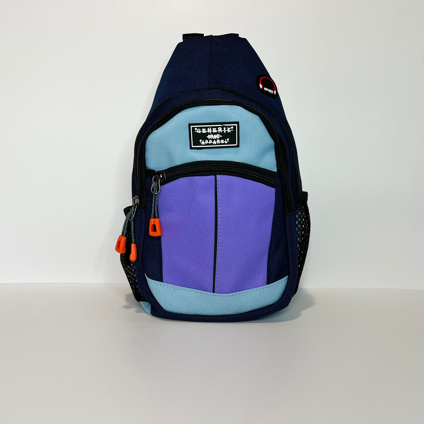 The Sidekick - Navy Blue, Purple & Light Blue