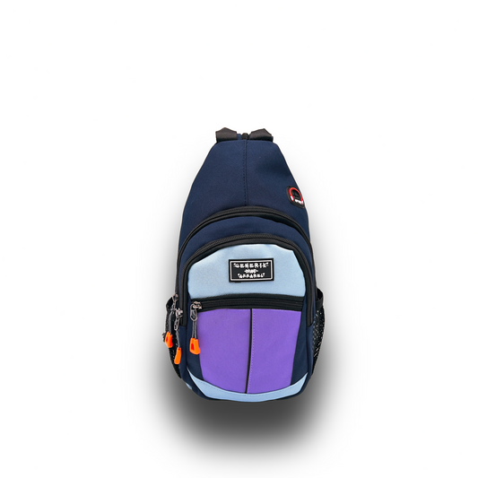 The Sidekick - Navy Blue, Purple & Light Blue