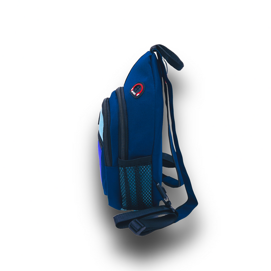 The Sidekick - Navy Blue, Purple & Light Blue