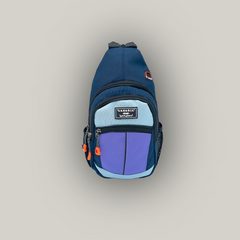 The Sidekick - Navy Blue, Purple & Light Blue